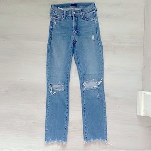 Mother denim the rascal ankle size 25 learning to hula